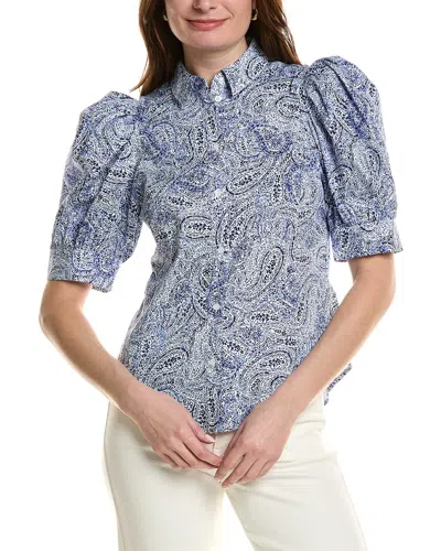 Tyler Boe Dana Paisley Blouse In Blue