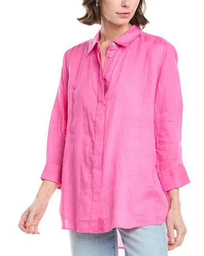 Tyler Boe Dora Linen Shirt In Pink