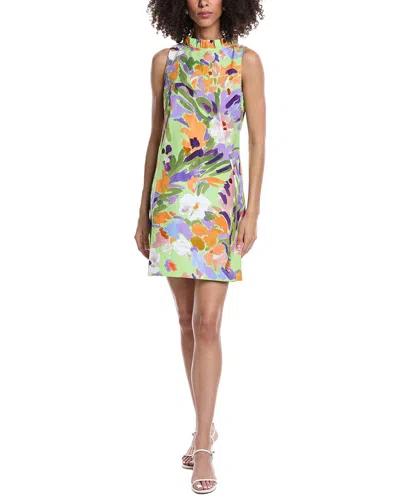 Tyler Boe Ella Linen-blend Mini Dress In Multi