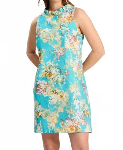 Tyler Boe Ella Ruffle Back Dress In Floral Multi