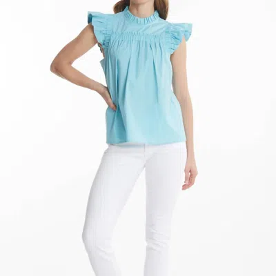 Tyler Boe Eloise Topper In Capri In Blue