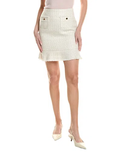 Tyler Boe Emma Boucle Skirt In White