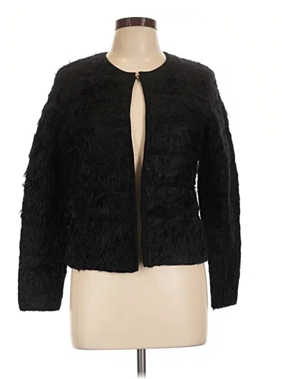 Pre-owned Tyler Boe Faux Fur Jacket In Black
