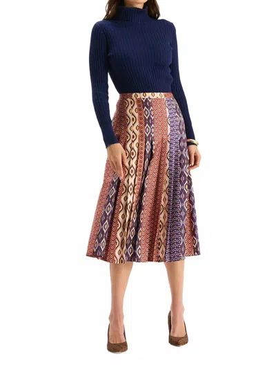 Tyler Boe Fiona Skirt In Poulard Stark In Blue