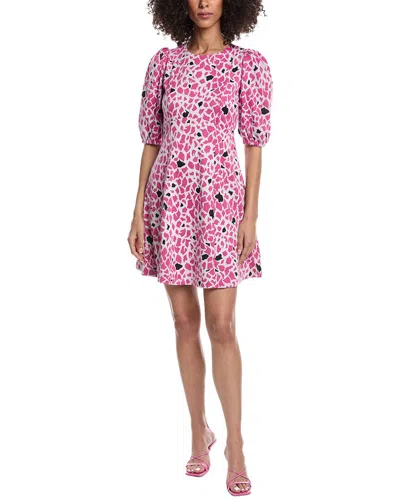 Tyler Boe Fran Jacquard Mini Dress In Pink