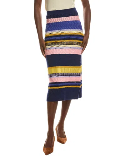 Tyler Boe Georgia Wool-blend Skirt In Multi