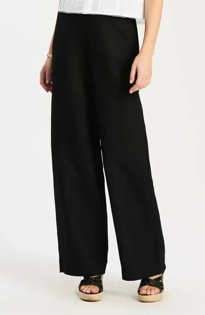 Tyler Boe Giana Straight Leg Pants In Black