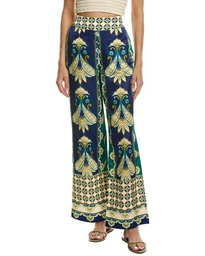 Tyler Boe Gianna Silk-blend Pant In Multi