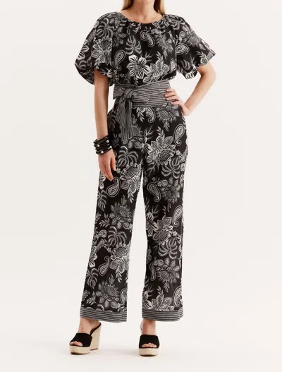Tyler Boe Hannah Top In Black In Gray