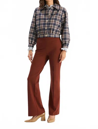 Tyler Boe Harper Kensington Jacket In Plaid In Multi