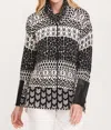 TYLER BOE INCA TUNIC LONG SLEEVE TOP IN MULTI