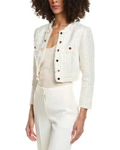 Tyler Boe Jackie Boucle Jacket In White