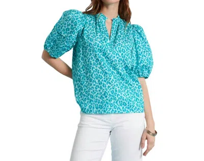 TYLER BOE JENNA CAPRI ANIMAL TOPPER TOP IN MULTI
