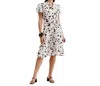 Tyler Boe Joie Maxi Dress In Black White Daisy In Multi