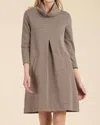Tyler Boe Kim Squared Houndstooth Dress In Csh Squared Houndstooth In Multi