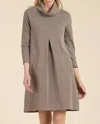 TYLER BOE KIM SQUARED HOUNDSTOOTH DRESS IN CSH SQUARED HOUNDSTOOTH