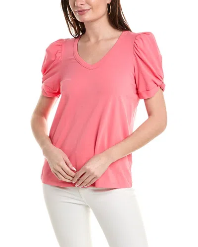 Tyler Boe Kris Puff Sleeve T-shirt In Pink