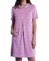 Tyler Boe Kristen Knit Dress In Cheeky Pink Cheetah In Multi