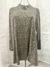 Tyler Boe Leopard Print A-line Dress In Brown In Brown
