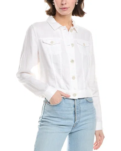 Tyler Boe Linen Jacket In White