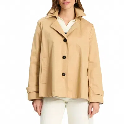 Tyler Boe London Trench Jacket In British Tan In Brown
