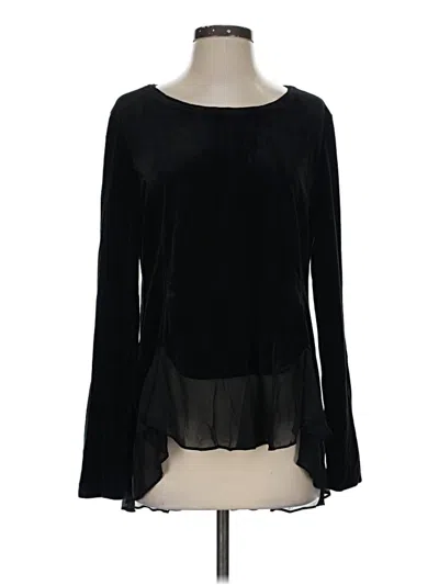 Tyler Boe Long Sleeve Blouse In Black