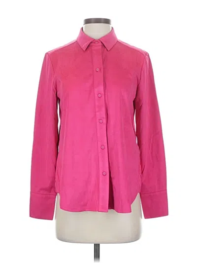 Tyler Boe Long Sleeve Blouse In Pink