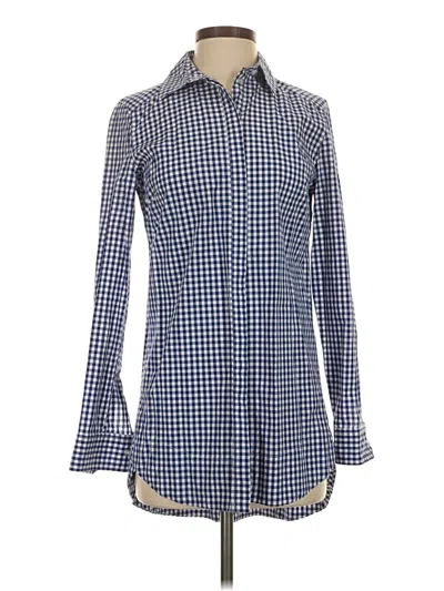 Pre-owned Tyler Boe Long Sleeve Button Down Shirt In Blue