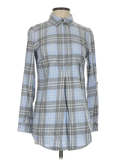 Pre-owned Tyler Boe Long Sleeve Button Down Shirt In Gray
