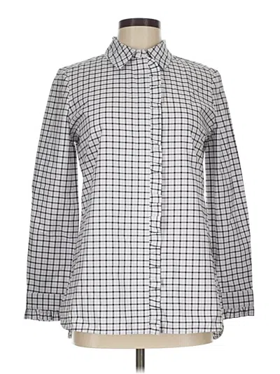 Pre-owned Tyler Boe Long Sleeve Button Down Shirt In Gray
