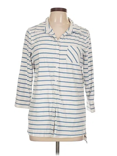 Pre-owned Tyler Boe Long Sleeve Polo Shirt In White