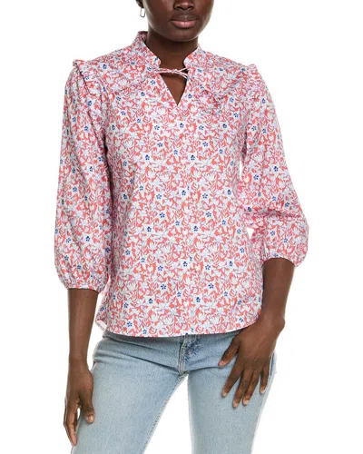 Tyler Boe Maggie Top In Red