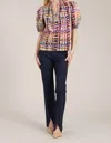 Tyler Boe Margie Ponte Pant In Navy In Blue