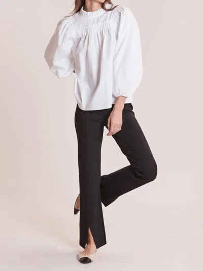 Tyler Boe Margie Ponte Slit Front Pants In Black