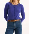 Tyler Boe Marni Cashmere Cardigan In Regal Blue In Blue