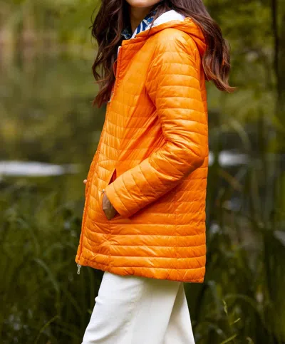Tyler Boe Martha Reversible Jacket In Mandarin In Orange