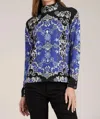Tyler Boe Mockneck Pullover Sweater In Black In Black