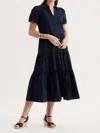 Tyler Boe Olivia Maxi Dress In Navy