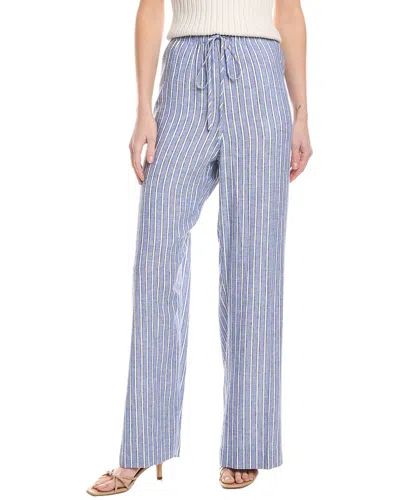 Tyler Boe Palmer Linen-blend Pant In Blue