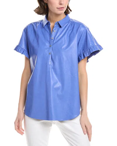 Tyler Boe Paulie Top In Blue