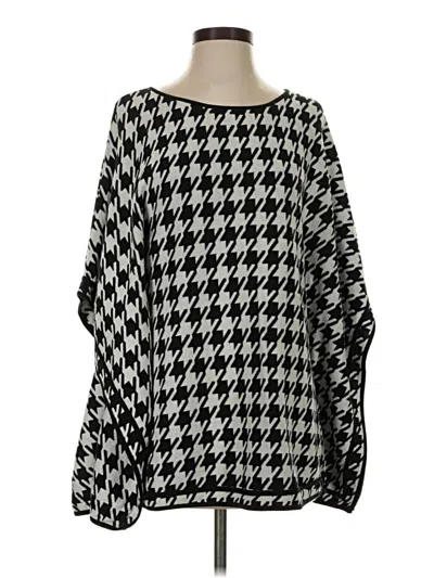 Pre-owned Tyler Boe Poncho In Black