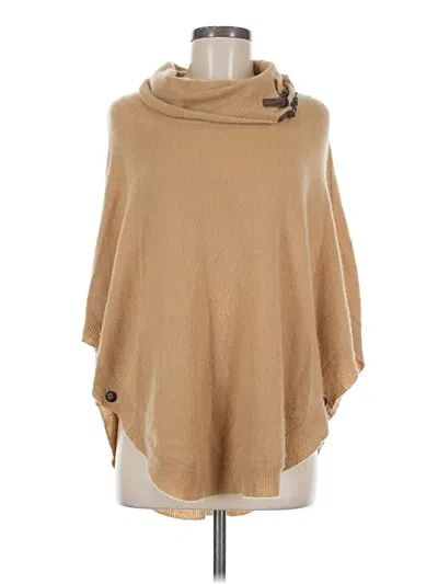 Pre-owned Tyler Boe Poncho In Brown