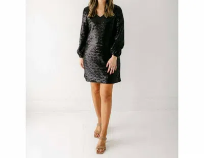 Tyler Boe Porter Sequin Dress In Black