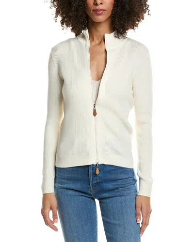 Tyler Boe Ribbed Cardigan In White