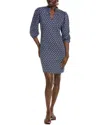 Tyler Boe Sheri Jacquard Shift Dress In Blue