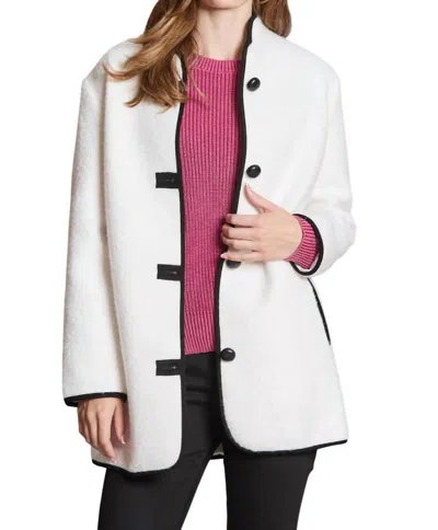 Tyler Boe Sherpa City Coat In Winter White