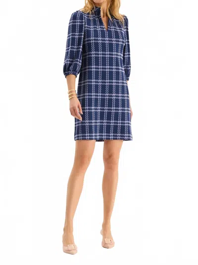 Tyler Boe Sherri Knit Dress In Navy Sweet Lavender In Blue