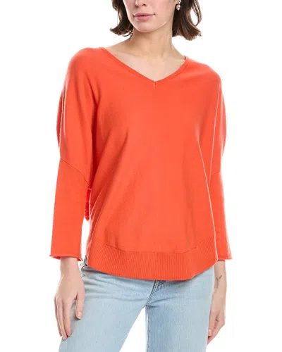 Tyler Boe Silk-blend Capelet Sweater In Orange