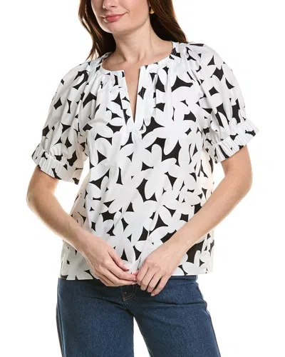 Tyler Boe Skyler Balloon Sleeve Blouse In White
