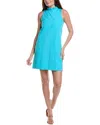 Tyler Boe Stella Mini Dress In Turquoise In Blue